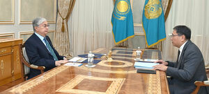Президент Касым-Жомарт Токаев принял акима города Алматы Ерболата Досаева