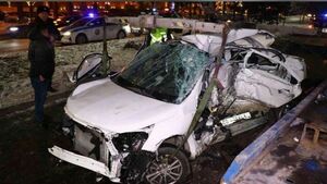 Авария на ровном месте