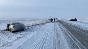 Двое погибли при лобовом столкновении Mercedes и Lexus в Павлодарской области