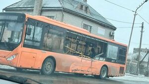 ДТП с участием рейсового автобуса, грузовика и легковушки произошло в Павлодаре