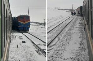 Уголовное дело заведено по факту столкновения двух локомотивов в Актюбинской области