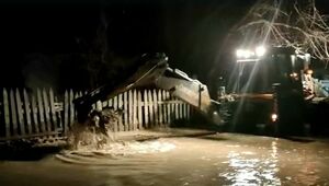 Один из населенных пунктов частично подтопило в Жетысу