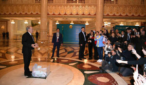 Нурсултан Назарбаев проголосовал в "Астана-Опере"