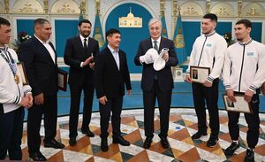 Глава государства принял призеров чемпионата мира по боксу