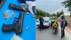 Краденый пистолет с патронами изъяли на экопосту в Алматы у ранее судимого за грабежи