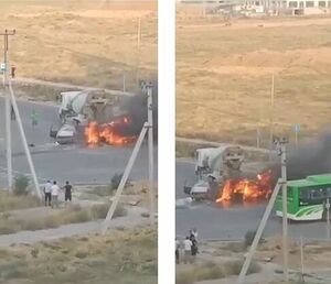 Семь человек пострадали в аварии в Шымкенте