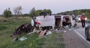 Два водителя погибли в результате лобового столкновения авто на трассе Костанай – Сарыколь