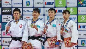«Золото», «серебро» и «бронзу» завоевали юные казахстанские дзюдоисты в Хорватии