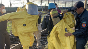 Серная кислота разлилась из цистерны после схода вагонов в Экибастузе