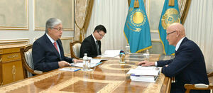 Президент принял председателя фонда «Қазақстан халқына»