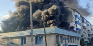 Газбаллон взорвался на крыше детской школы искусств в Уральске