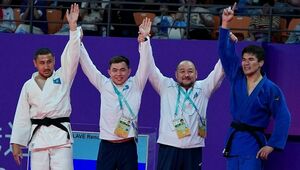 Казахстанцы встретились в решающей схватке и принесли две медали по пара дзюдо на Азиаде