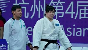 Казахстанская пара дзюдоистка Зарина Раифова выиграла «серебро» Азиады в Китае