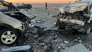 Трое погибли и один пострадал при столкновении трех авто в Актюбинской области