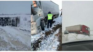 30 водителей застряли на трассах в непогоду в Костанайской области