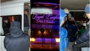 Около 60 иностранцев эвакуировали из сломавшегося в морозы автобуса в Актюбинской области