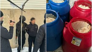 Крупнейшую в истории задержаний партию мефедрона нашли в нарколаборатории в Алматы