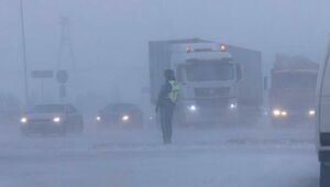 Движение ограничили из-за непогоды на 20 республиканских трассах семи областей Казахстана
