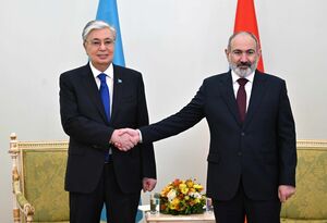 Президент Казахстана провел переговоры с Премьер-министром Армении в узком составе