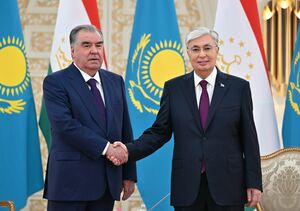 Касым-Жомарт Токаев провел встречу с Президентом Таджикистана Эмомали Рахмоном