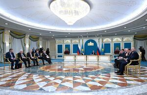 Токаев и Путин приняли участие в заседании ХХ Форума межрегионального сотрудничества