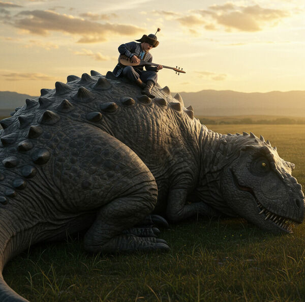 Как казахи приручили динозавров