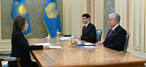 Глава государства принял председателя агентства по регулированию и развитию финансового рынка