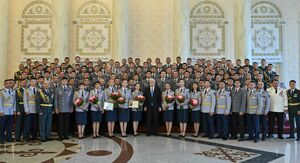 Касым-Жомарт Токаев вручил награды сотрудникам силовых структур