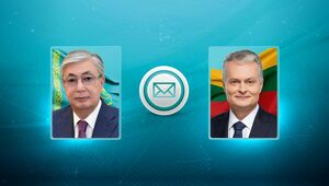 Глава государства направил телеграмму поздравления президенту Литвы