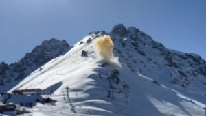 3,5 тыс. кубометров снега сошло в рамках профспуска лавин в горах Алматы