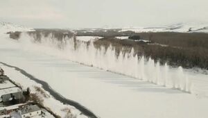 Взрывные работы для предотвращения ледовых заторов провели в ВКО