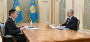 Глава государства принял акима Павлодарской области Асаина Байханова
