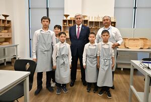 Касым-Жомарт Токаев посетил Дворец школьников №2