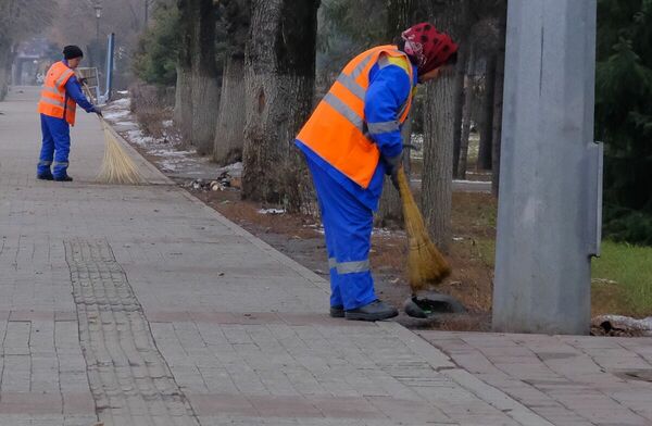 Метла и лопата вместо ручки