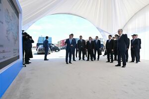 Президент ознакомился с ходом развития транспортно-логистической инфраструктуры в Мангистау