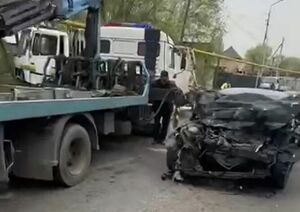 Водитель легковушки погиб в результате столкновения с грузовиком «на встречке» в Алматы