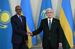 Касым-Жомарт Токаев провел переговоры с Президентом Руанды Полем Кагаме