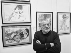 Рисовал без набросков