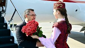 Жапаров прибыл в Казахстан для участия в саммите «Центральная Азия – Китай»