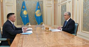 Президент принял председателя Верховного суда Асламбека Мергалиева