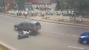 Подозреваемый в краже мопедов протащил полицейского в попытке скрыться в Алматы