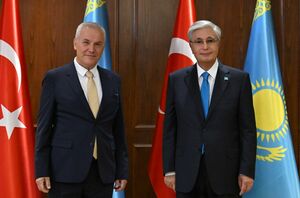 Касым-Жомарт Токаев принял председателя совета директоров компании S Sistem Lojistik Хусейна Барлина