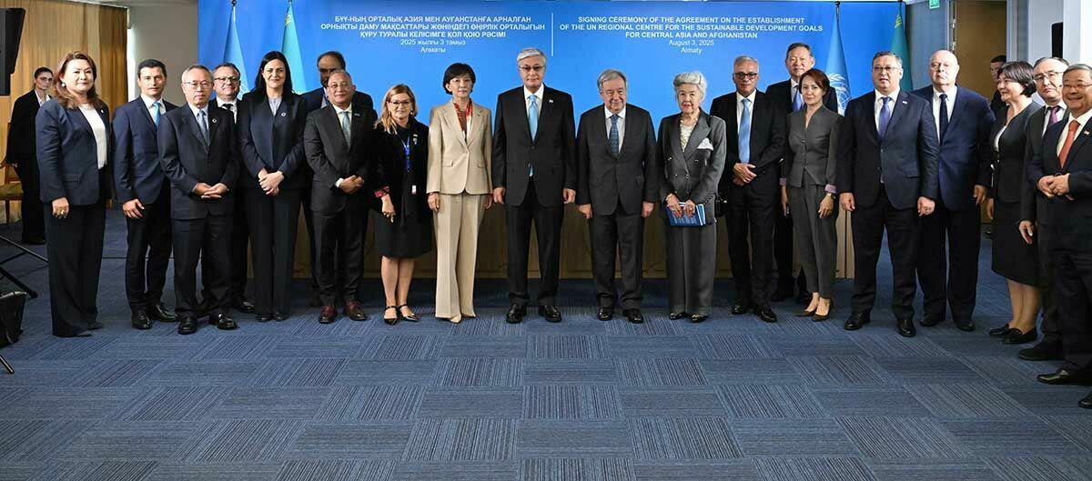 Токаев и Гутерриш посетили Региональный центр ООН в Алматы