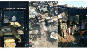 Очередной пожар повышенного ранга произошел на алматинской «барахолке»