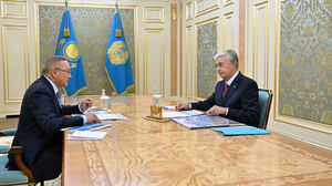 Президент принял акима области Жетісу Бейбита Исабаева