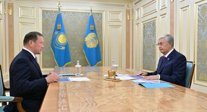 Глава государства принял акима Костанайской области Кумара Аксакалова