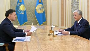 Глава государства принял председателя правления АО НК «КазМунайГаз» Асхата Хасенова