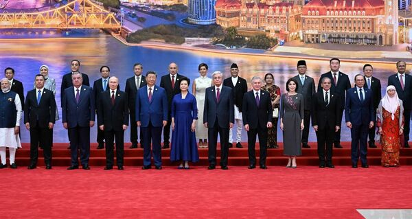 Токаев прибыл на торжественный прием глав делегаций ШОС