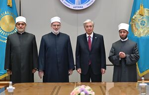 Токаев встретился с заместителем Верховного имама университета «Аль-Азхар» Мухаммедом Абдульрахманом Аль-Дуайни