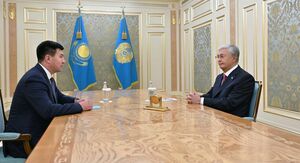 Глава государства принял президента Казахстанской федерации бокса Шахмурата Муталипа